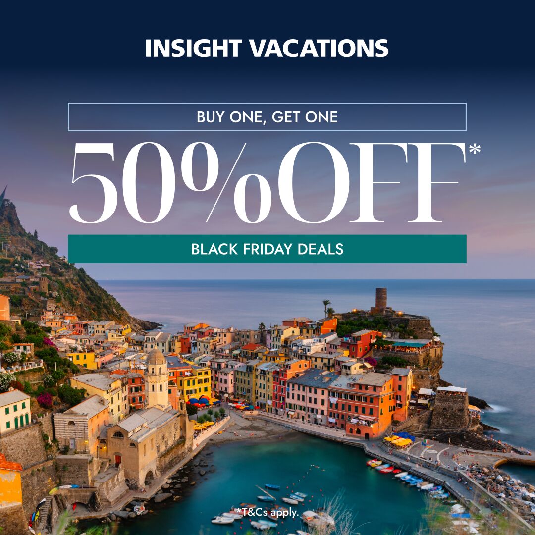 Insight Vacations Black Friday Travel Deals