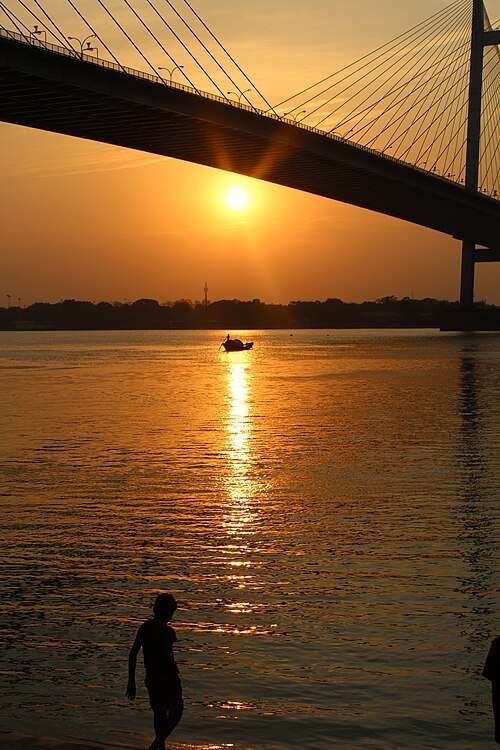 Luxury river cruise sailing on India's Hooghly River